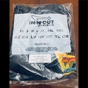 Unisex 70th Anniv IN-N-OUT Burger T shirt Large